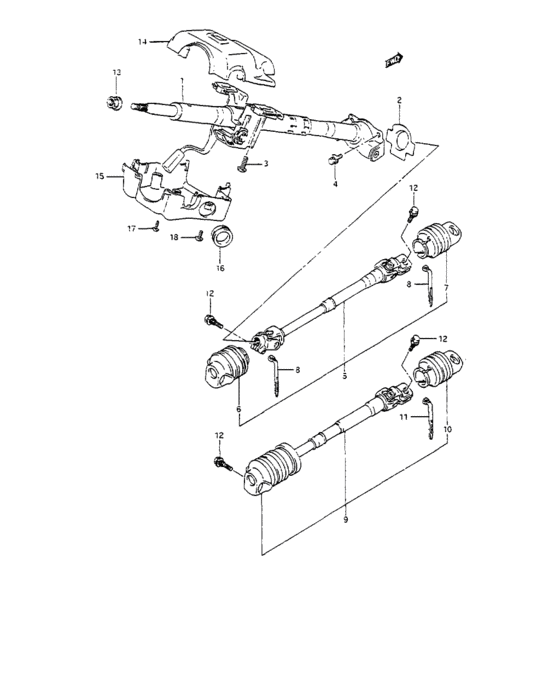 Steering column