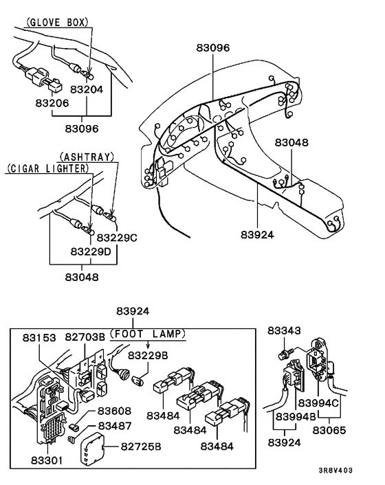 Wiring & attaching parts