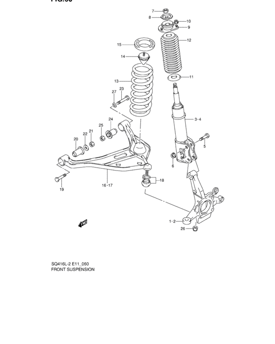 Front suspension