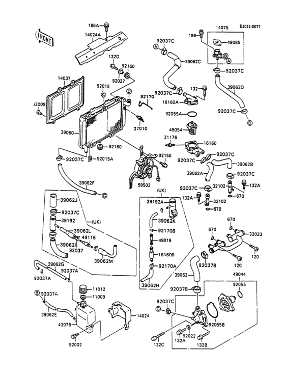 Radiator(1/2)(zx600c-000001-011126)