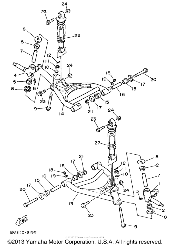 Front suspension - wheel