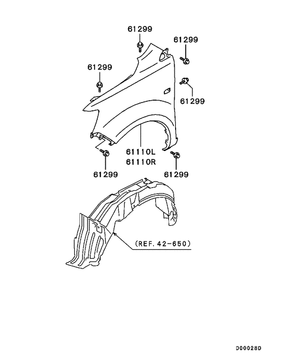 Fender & front end cover