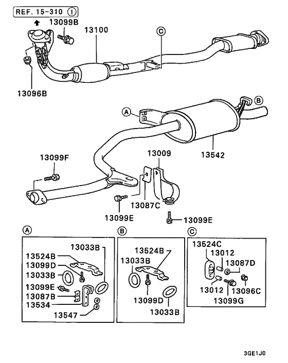 Exhaust pipe & muffler