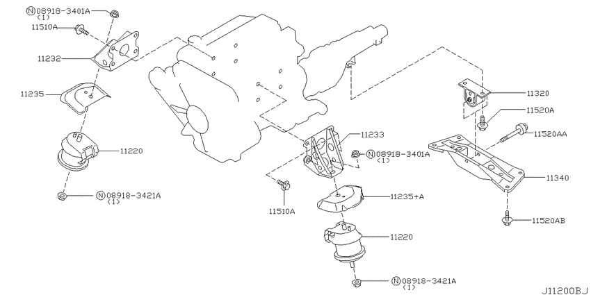 Engine & transmission   mounting