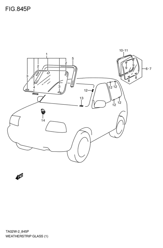 ウエザストリップ / glass