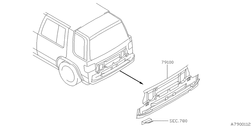 Rear panel & fitting