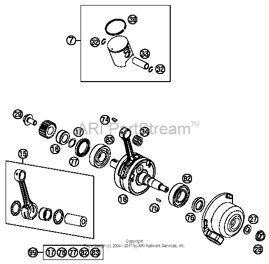 Crankshaft, Piston