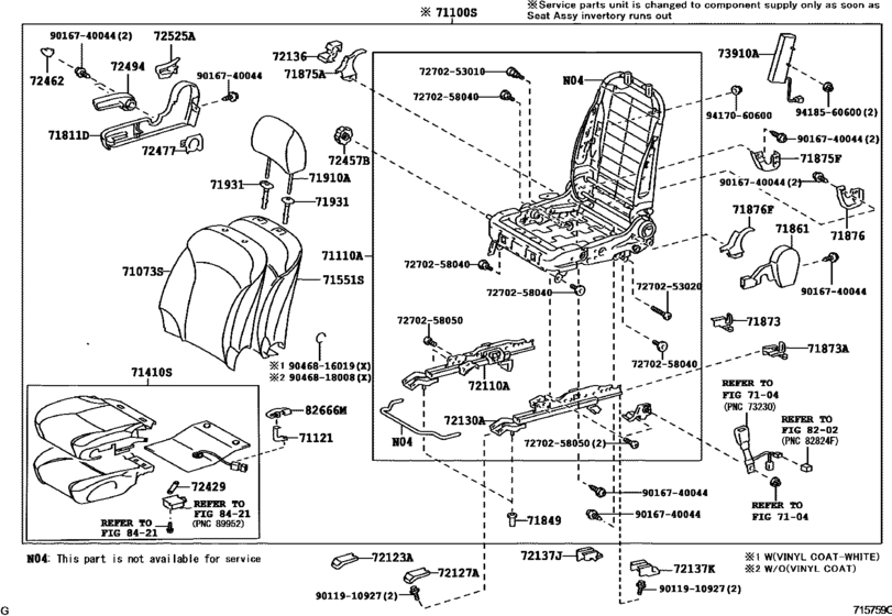 Front Seat & Seat Track