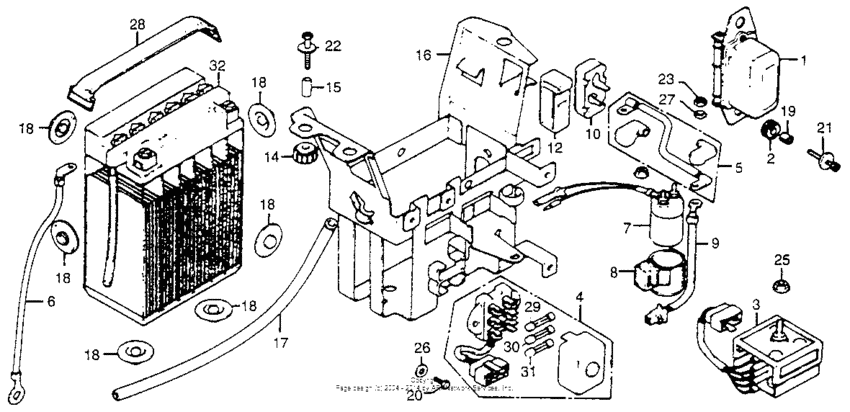 Battery + regulator