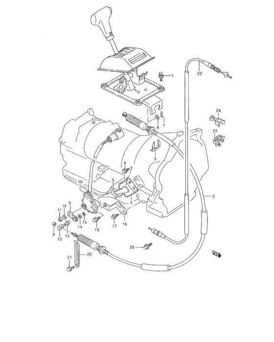 A gear shift control
