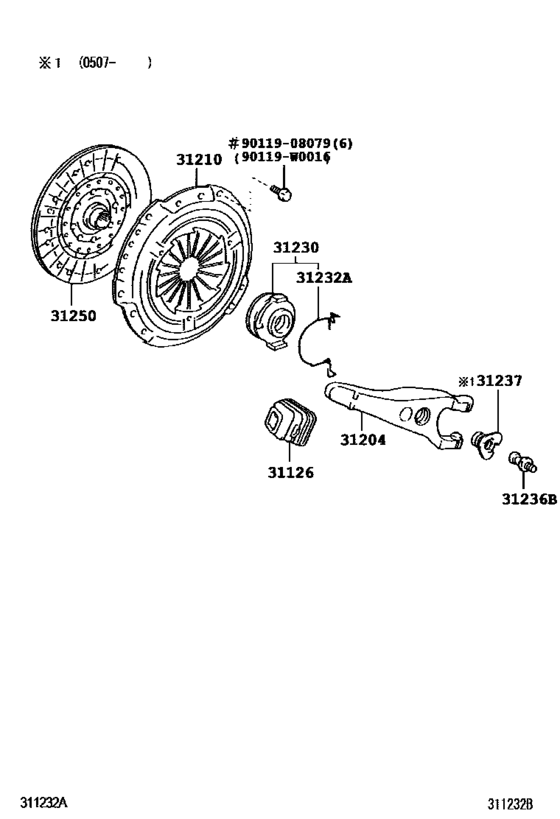 Clutch & Release Fork