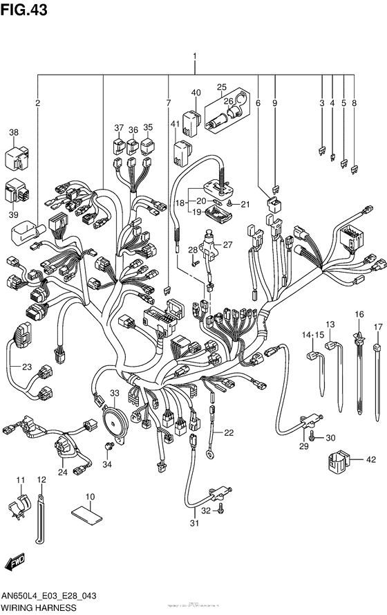 Wiring Harness (An650L4 E33)