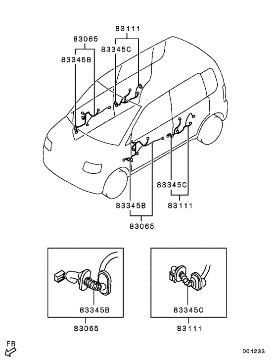 Wiring & attaching parts