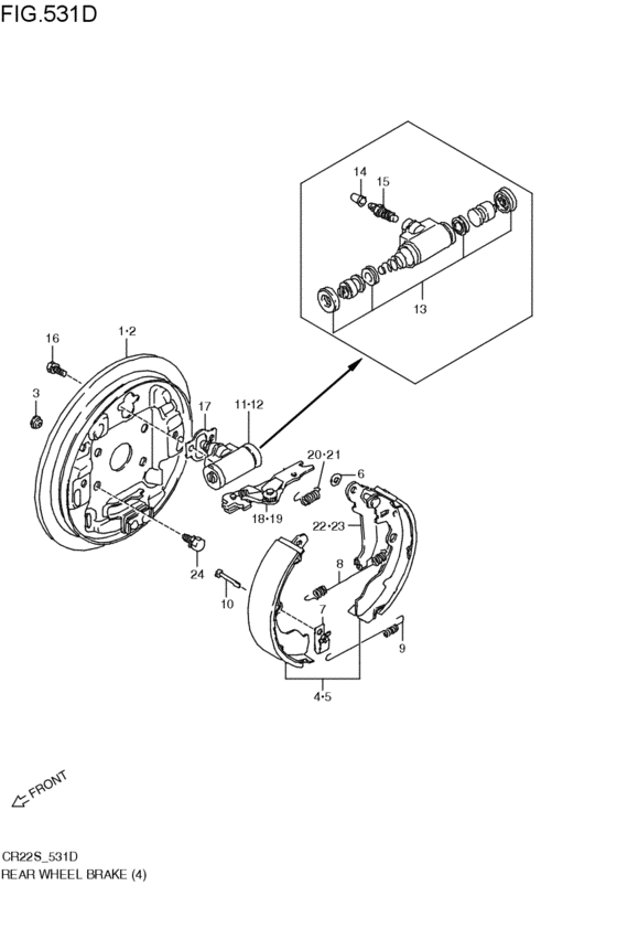 rear wheel brakes
