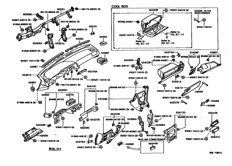 Instrument Panel & Glove Compartment