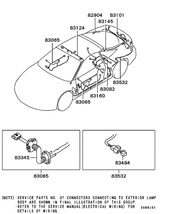 Wiring & attaching parts