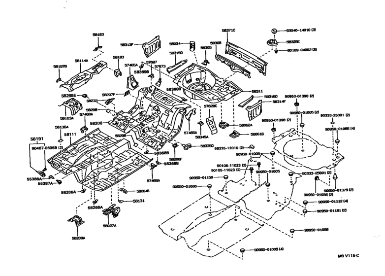 Floor Pan & Lower Back Panel