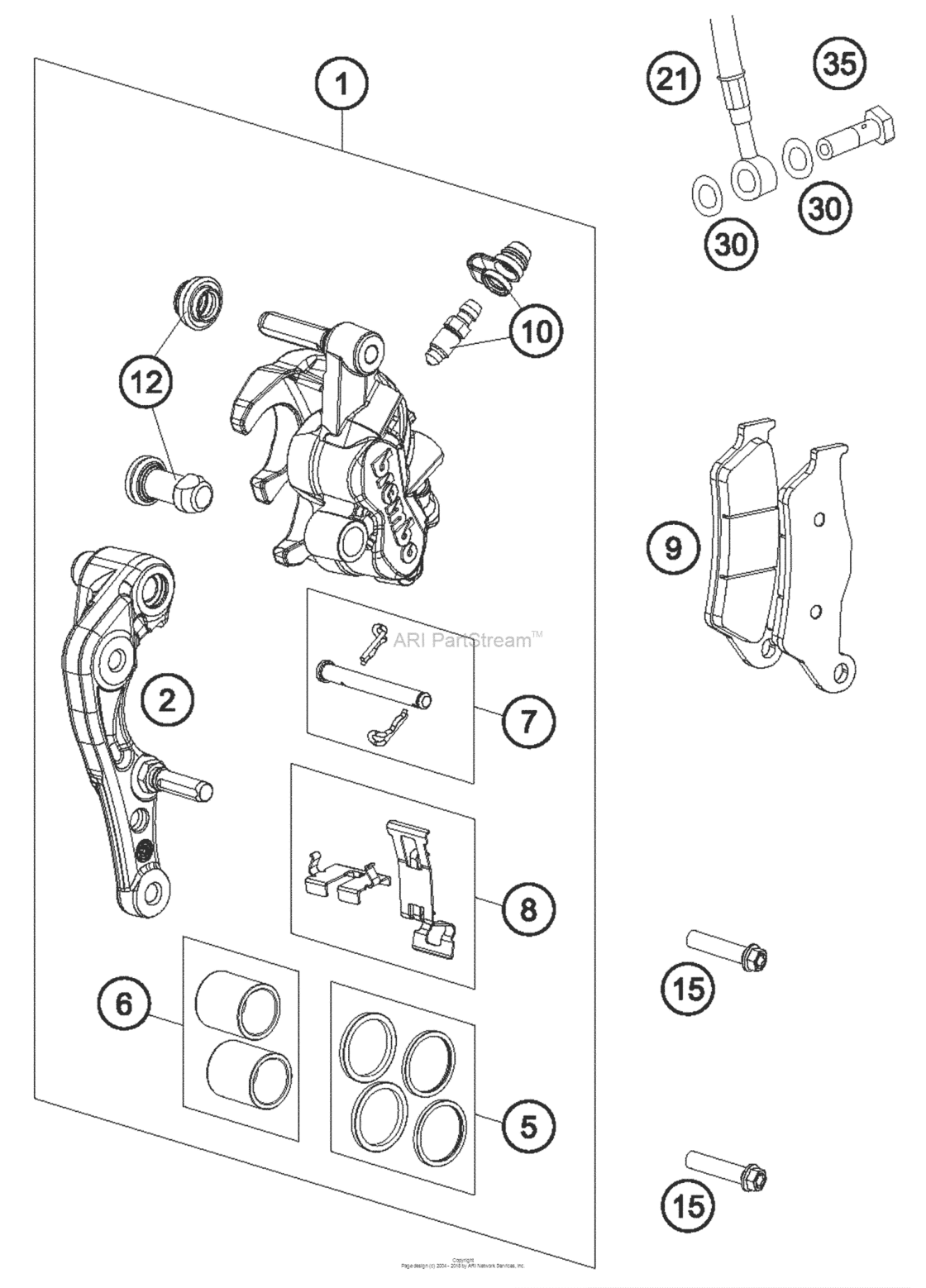 Break Caliper Front