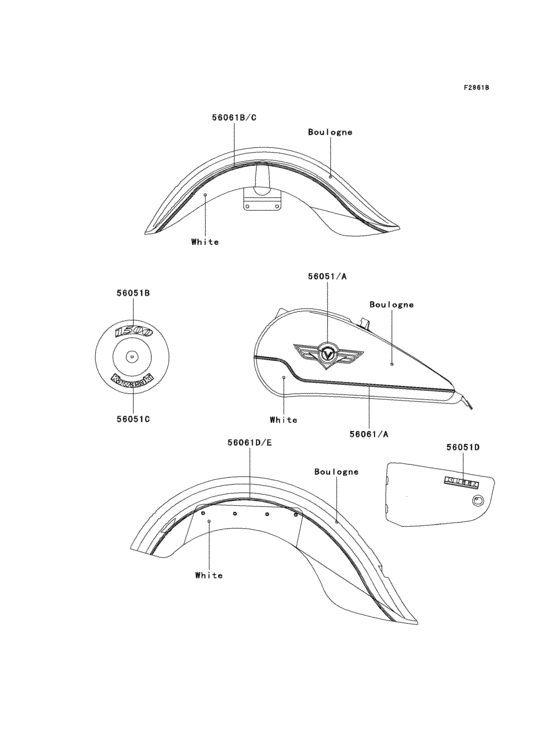 Decals(boulogne/white)