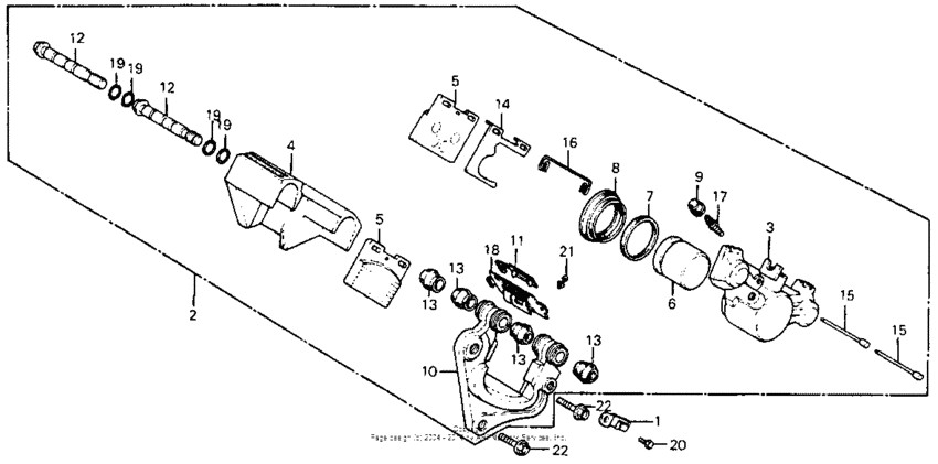 Front brake caliper