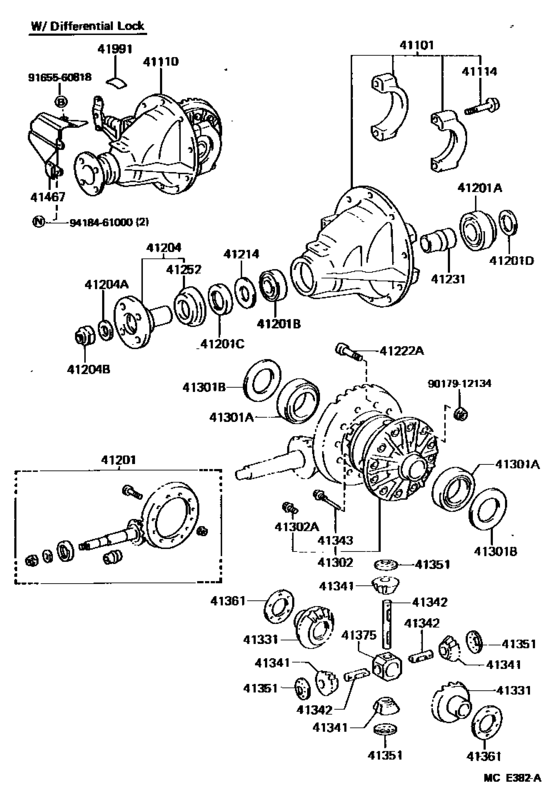 Rear Axle Housing & Differential