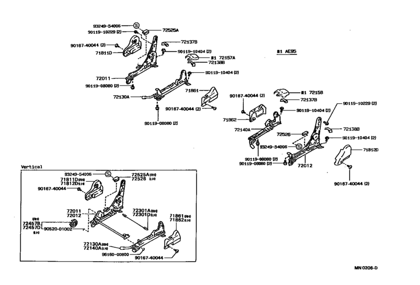 Front Seat & Seat Track