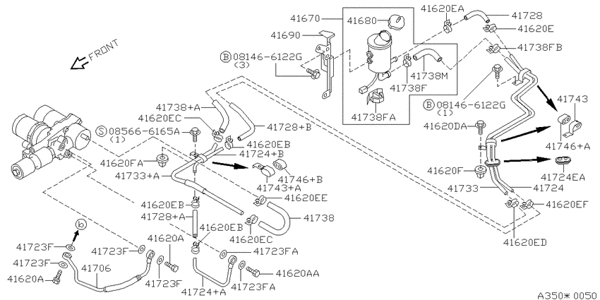 Transfer control parts