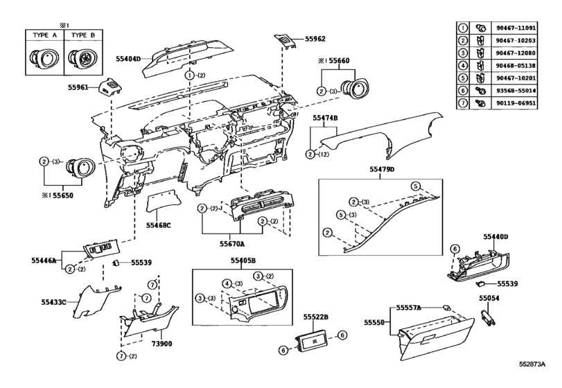 Instrument Panel & Glove Compartment