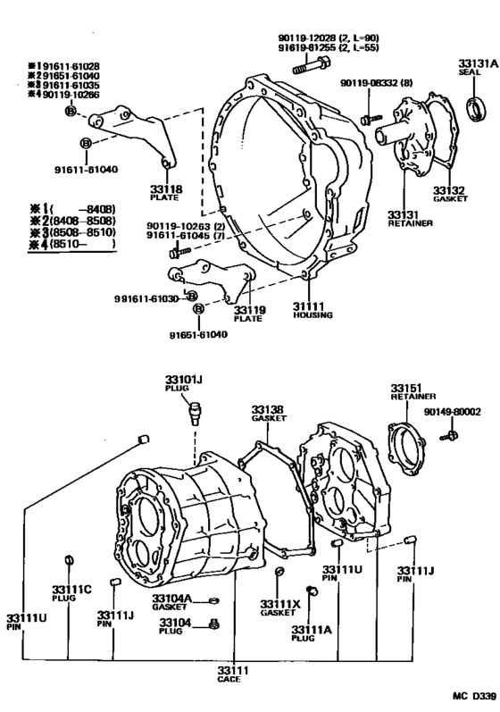 Clutch Housing & Transmission Case (Mtm)