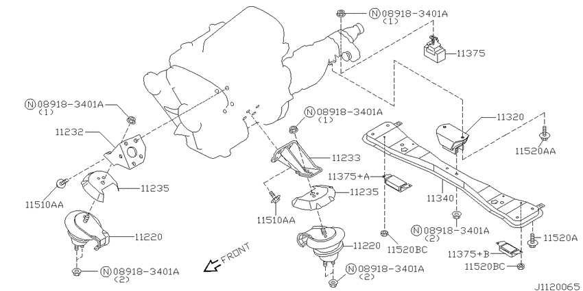 Engine & transmission   mounting