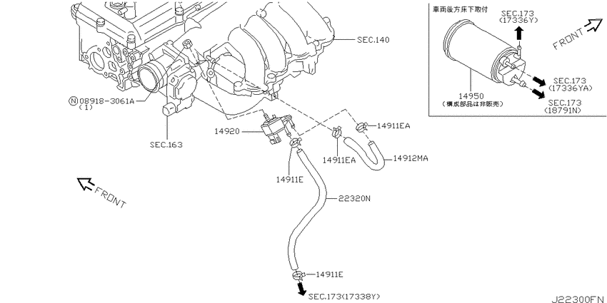 Vacuum piping