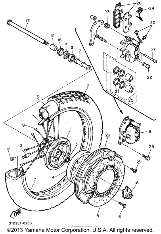Front wheel
