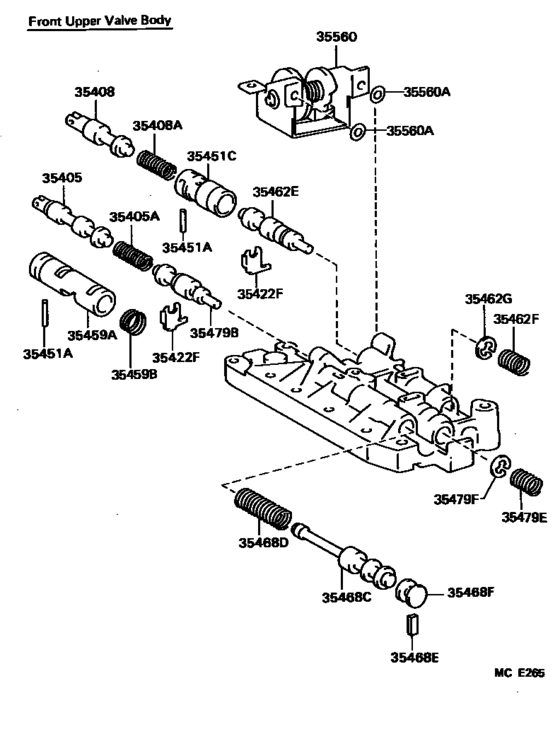 Valve Body & Oil Strainer (Atm)