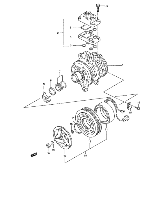 Compressor and magnet clutch