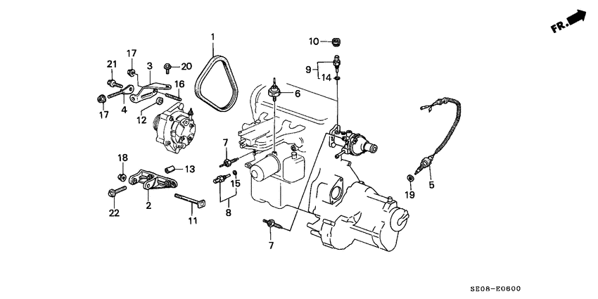Alternator bracket/sensor