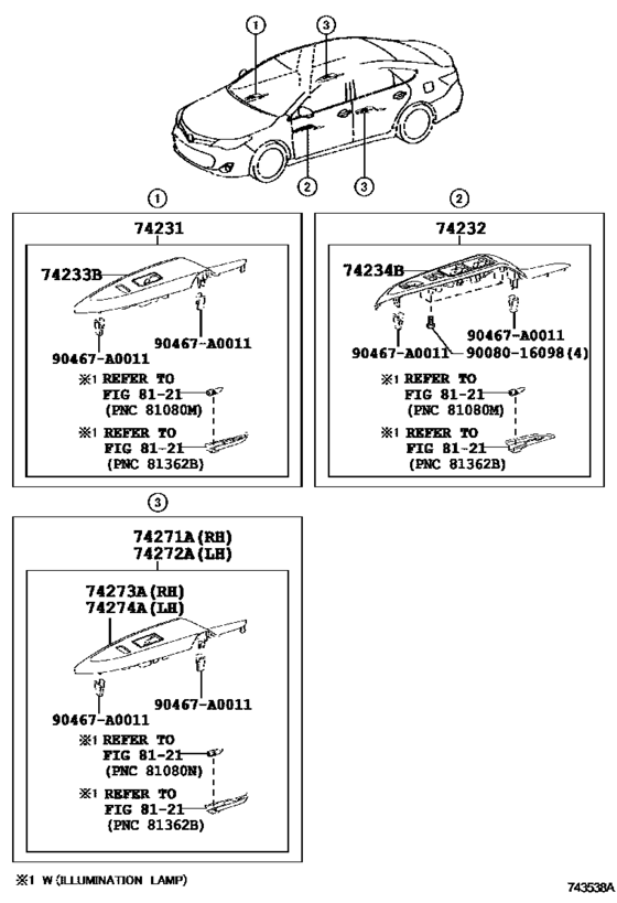Armrest & Visor
