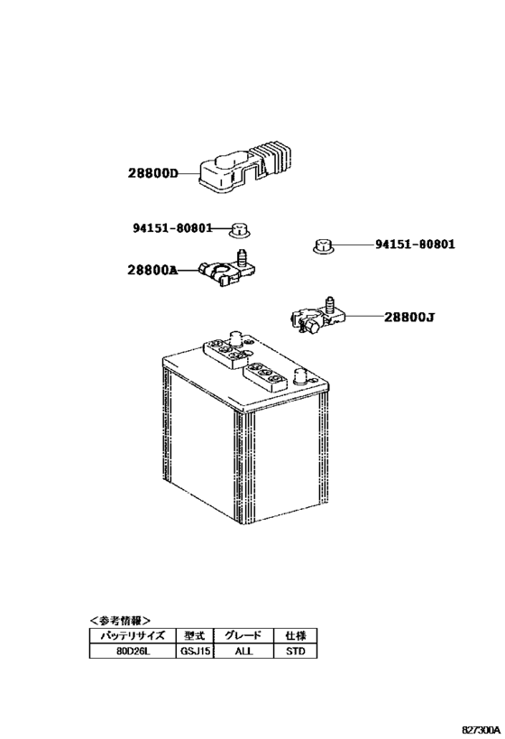 Battery & Battery Cable