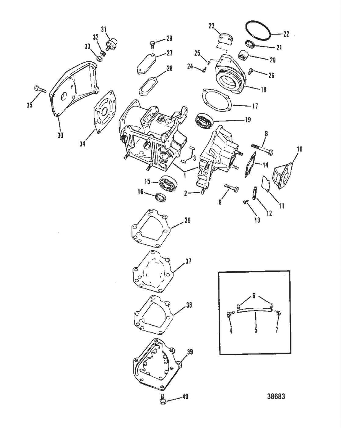 Cylinder Block And Crankcase Assembly