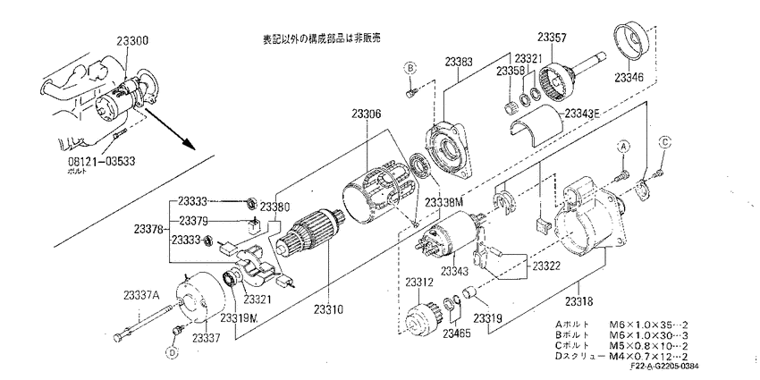 Starter motor