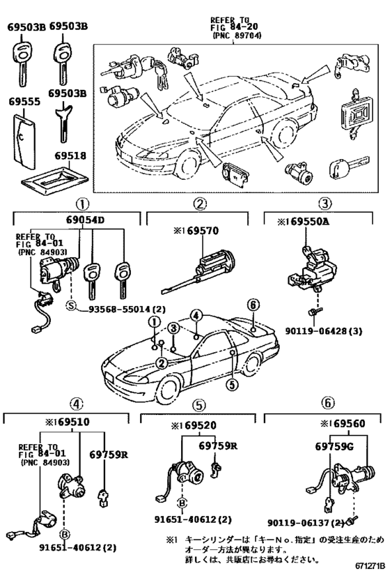 Lock Cylinder Set