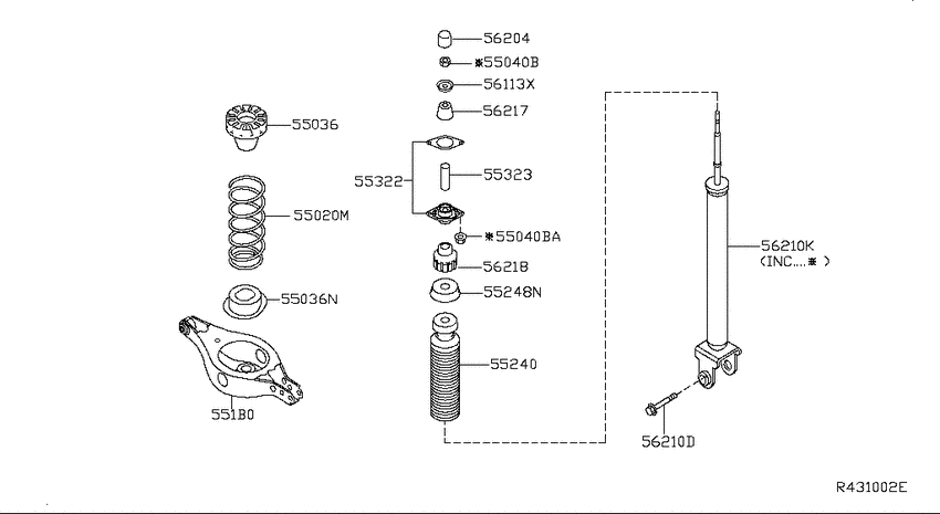 Rear suspension