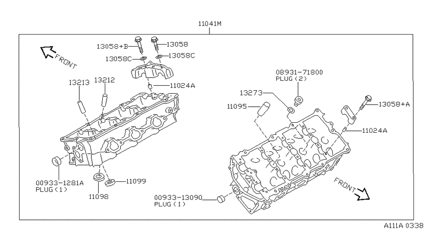Cylinder head & rocker cover