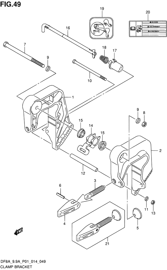 Clamp bracket