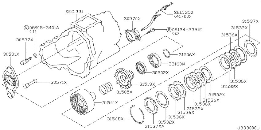 Transfer shift lever,fork & control