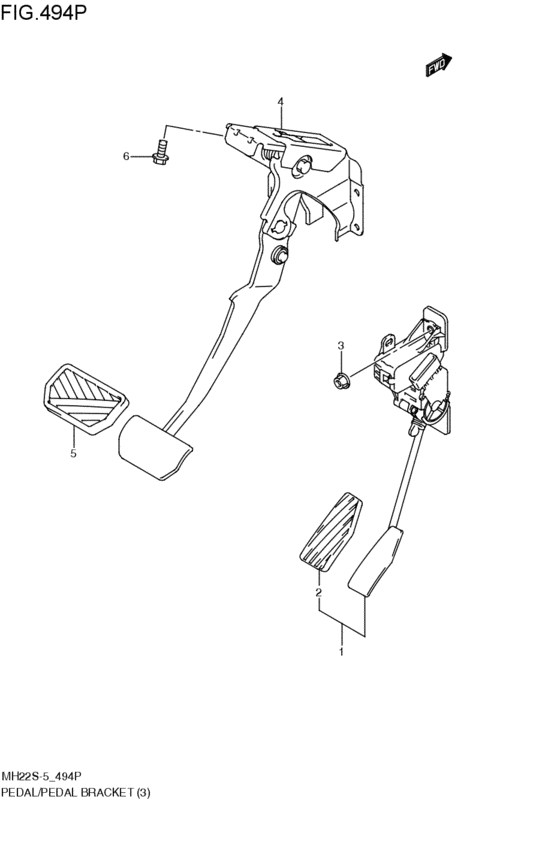 pedal / pedal bracket