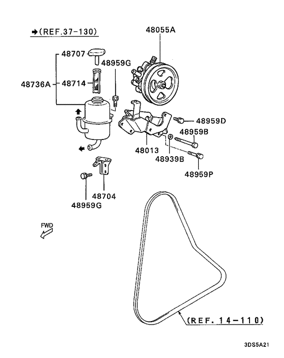 Power steering oil pump