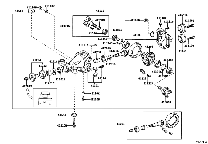Rear Axle Housing & Differential