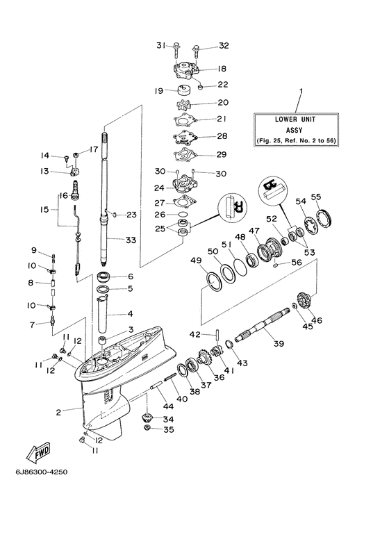 Lower casing & drive 1