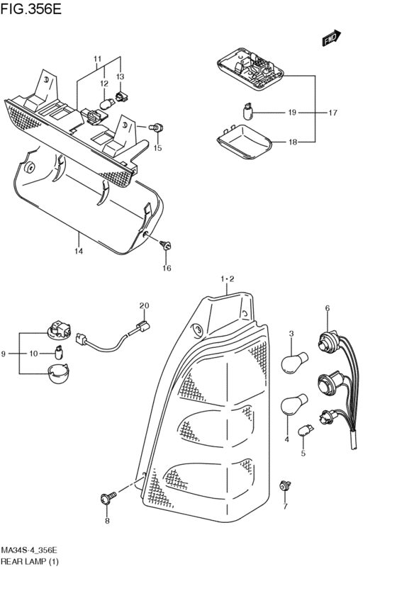 rear lamp