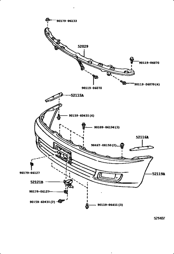 Front Bumper & Bumper Stay